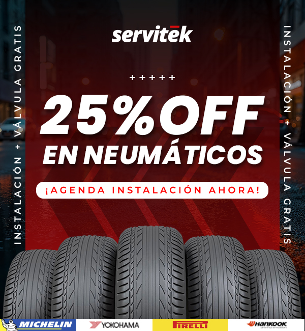 Promoción Neumáticos 4x3 Servitek