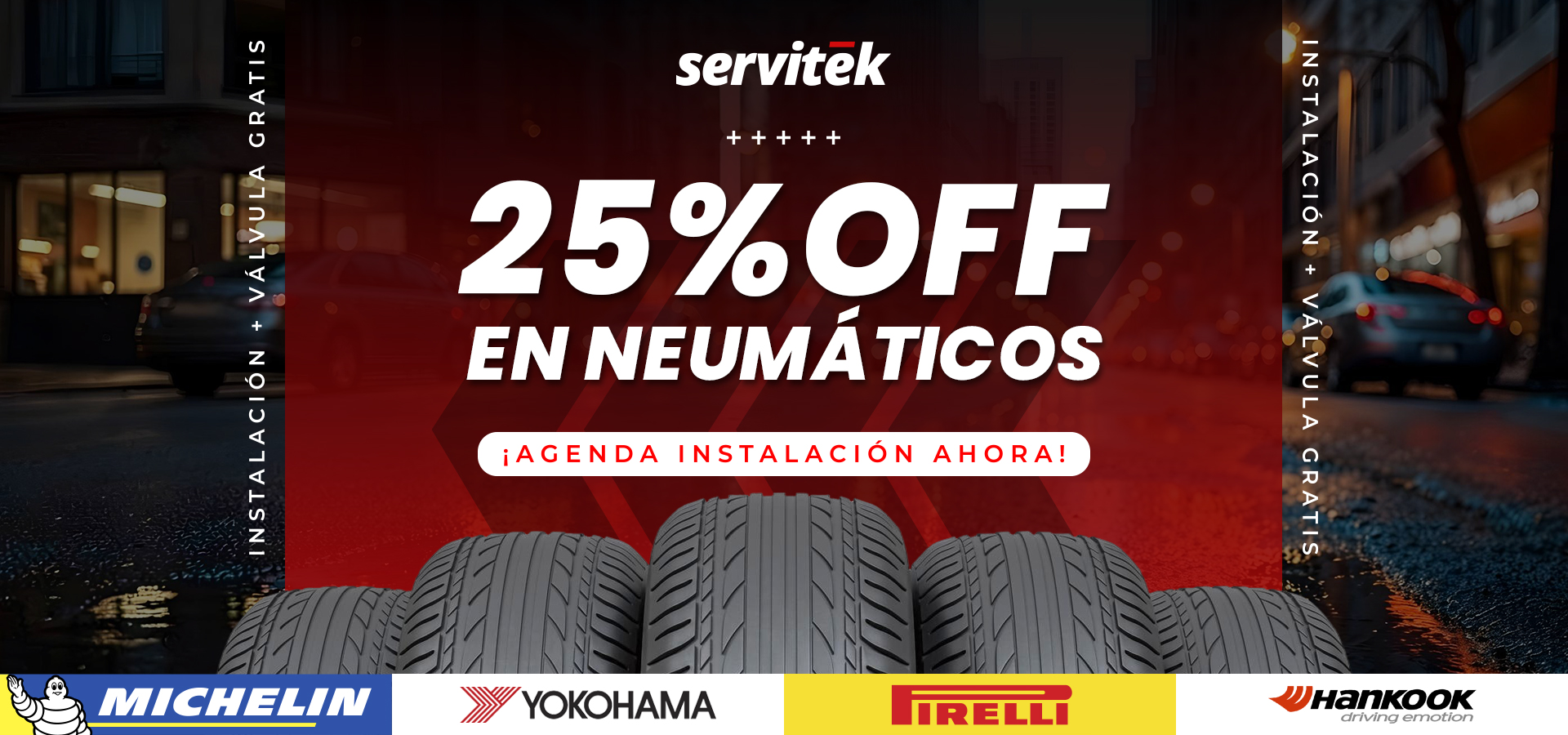 Promoción Neumáticos 4x3 Servitek